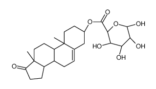 3Beta-羟基-5-雄烯-17-酮 3-葡糖苷酸结构式