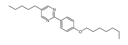 2-[4-(Heptyloxy)-phenyl]-5-octylpyrimidine Structure