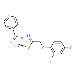 2,4-dichlorophenyl (3-phenyl[1,2,4]triazolo[3,4-b][1,3,4]thiadiazol-6-yl)methyl ether picture