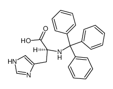 Nα-Trityl-L-histidin结构式