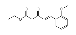 2'-methoxybenzylideneacetoacetic acid ethyl ester结构式
