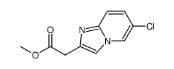 (6-chloro-imidazo[1,2-a]pyridin-2-yl)-acetic acid methyl ester结构式