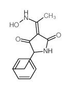 5-benzyl-3-[1-(hydroxyamino)ethylidene]pyrrolidine-2,4-dione Structure