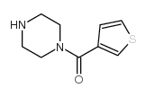 哌嗪-1-基-噻吩-3-基-甲酮结构式