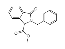 Methyl 2-benzyl-3-oxoisoindoline-1-carboxylate结构式