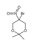 5-bromo-2,2-dimethyl-5-nitro-1,3-dioxane Structure