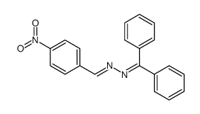 4-nitrobenzaldehyde N-(diphenylmethylene)hydrazone Structure