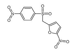 2-nitro-5-[(4-nitrophenyl)sulfonylmethyl]furan Structure