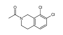 1-(7,8-dichloro-3,4-dihydro-1H-isoquinolin-2-yl)ethanone结构式