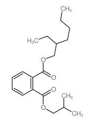 1,2-Benzenedicarboxylicacid, 1-(2-ethylhexyl) 2-(2-methylpropyl) ester结构式