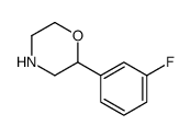 2-(3-fluorophenyl)morpholine Structure