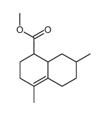 4,7-Dimethyl-1,2,3,5,6,7,8,8a-octahydro-naphthalene-1-carboxylic acid methyl ester Structure