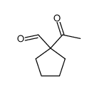 Cyclopentanecarboxaldehyde, 1-acetyl- (9CI) structure