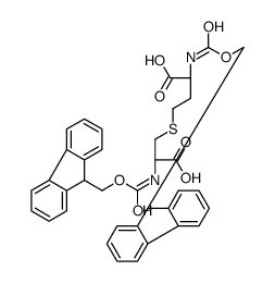 DI-FMOC-L-CYSTATHIONINE结构式