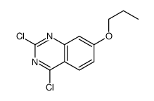 2,4-dichloro-7-propoxyquinazoline Structure