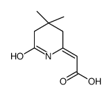 2-(4,4-dimethyl-6-oxopiperidin-2-ylidene)acetic acid Structure