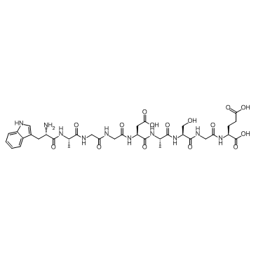Delta-Sleep Inducing Peptide trifluoroacetate salt Structure