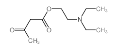 2-diethylaminoethyl 3-oxobutanoate结构式