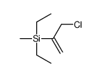 3-chloroprop-1-en-2-yl-diethyl-methylsilane结构式