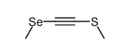 1-methylselanyl-2-methylsulfanylethyne结构式