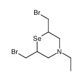 2,6-bis(bromomethyl)-4-ethylselenomorpholine Structure