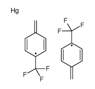 bis[[4-(trifluoromethyl)phenyl]methyl]mercury结构式