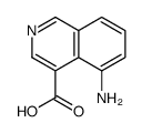 4-Isoquinolinecarboxylicacid,5-amino-(9CI) Structure