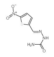 [(5-nitrothiophen-2-yl)methylideneamino]urea Structure