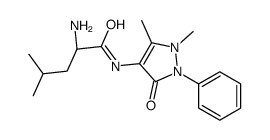 (2S)-2-amino-N-(1,5-dimethyl-3-oxo-2-phenylpyrazol-4-yl)-4-methylpentanamide Structure
