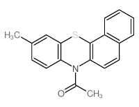 1-(10-methylbenzo[c]phenothiazin-7-yl)ethanone Structure