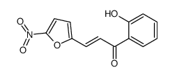 (Z)-1-(2-hydroxyphenyl)-3-(5-nitrofuran-2-yl)prop-2-en-1-one结构式