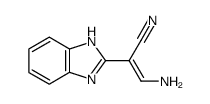 1H-Benzimidazole-2-acetonitrile,alpha-(aminomethylene)-(9CI) structure