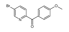 (5-bromo-pyridin-2-yl)-(4-methoxy-phenyl)-methanone Structure
