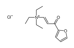 triethyl-[3-(furan-2-yl)-3-oxoprop-1-enyl]azanium,chloride结构式