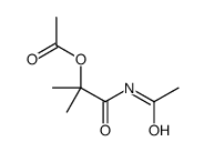 (1-acetamido-2-methyl-1-oxopropan-2-yl) acetate结构式