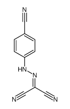 2-[(4-cyanophenyl)hydrazinylidene]propanedinitrile Structure