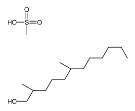 (2R,6S)-2,6-dimethyldodecan-1-ol,methanesulfonic acid结构式