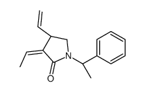 (4R)-4-ethenyl-3-ethylidene-1-[(1R)-1-phenylethyl]pyrrolidin-2-one结构式