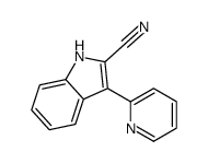 3-(2-Pyridyl)-1H-indole-2-carbonitrile structure