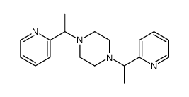 1,4-Bis[1-(2-pyridyl)ethyl]piperazine Structure