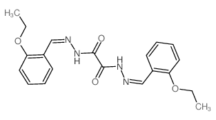 N,N-bis[(2-ethoxyphenyl)methylideneamino]oxamide Structure