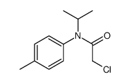 2-chloro-N-(4-methylphenyl)-N-propan-2-ylacetamide结构式