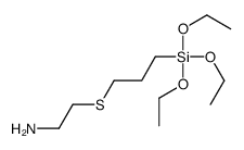 2-(3-triethoxysilylpropylsulfanyl)ethanamine结构式