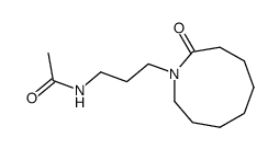 N-[3-(Octahydro-2-oxo-1H-azonin-1-yl)propyl]acetamide Structure
