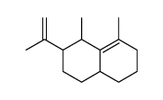 1,8-dimethyl-2-prop-1-en-2-yl-1,2,3,4,4a,5,6,7-octahydronaphthalene Structure