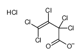 pentachloro-3-butenoic acid chloride Structure