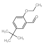 5-(叔丁基)-2-乙氧基苯甲醛结构式