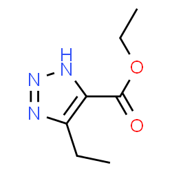 1H-1,2,3-Triazole-4-carboxylicacid,5-ethyl-,ethylester(9CI) Structure