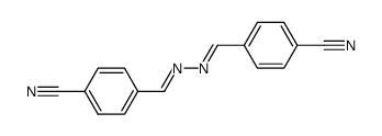 bis-(4-cyano-benzylidene)-hydrazine Structure