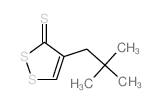 4-(2,2-Dimethylpropyl)-3H-1,2-dithiole-3-thione Structure